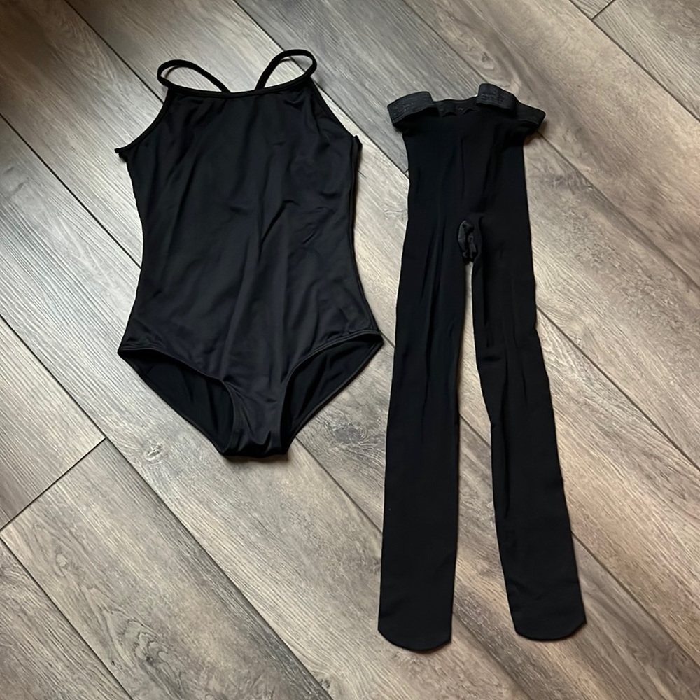 Mirella sz 8/10 dance Leo with tights